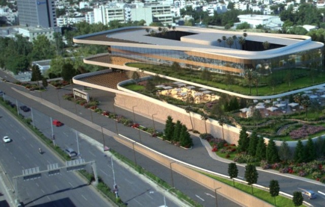 Mont Parnes is setting up its construction site in Maroussi